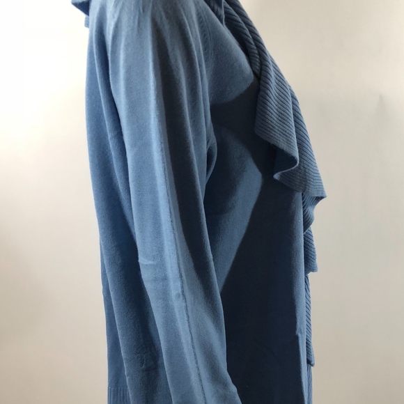 Karen Scott Womens Plus Size 2X Ruffle Cardigan - Picture 4 of 6